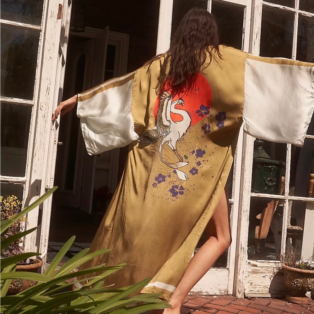 Free People Moon Dance Maxi Kimono